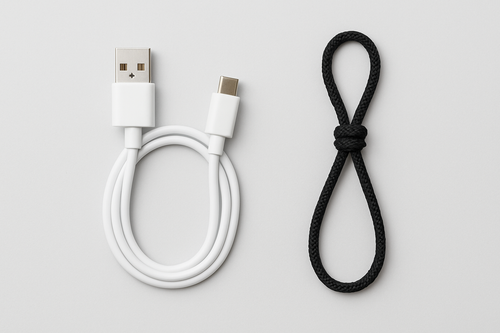 🎁 FREE charging cable + hanging rope